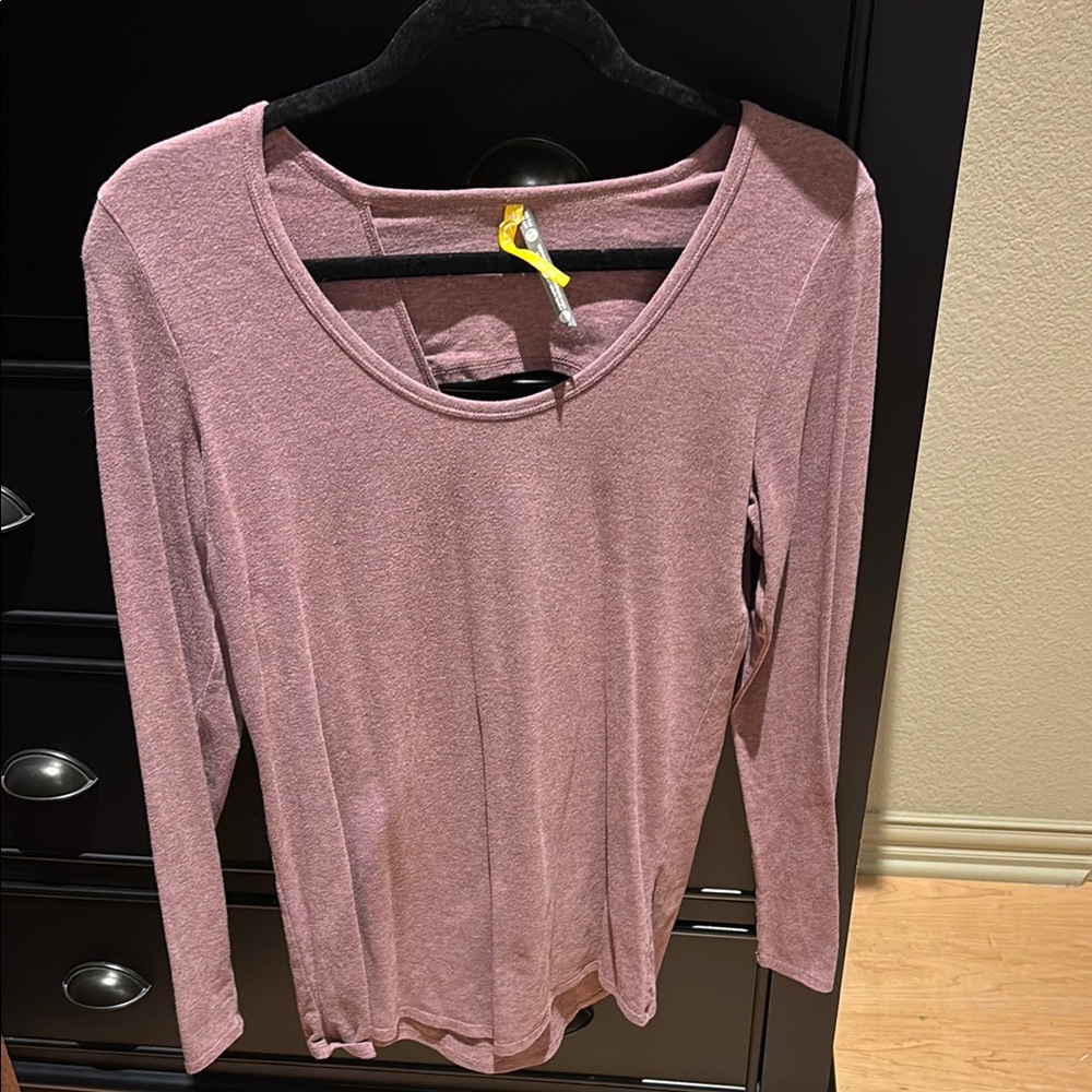 Women's Mauve Long Sleeve Top